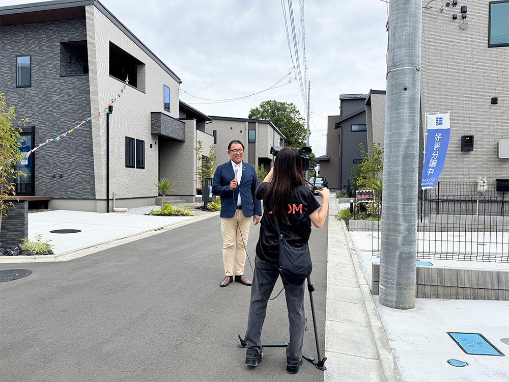 J:COMチャンネル ニュース番組にて綾瀬分譲地が取り上げられました