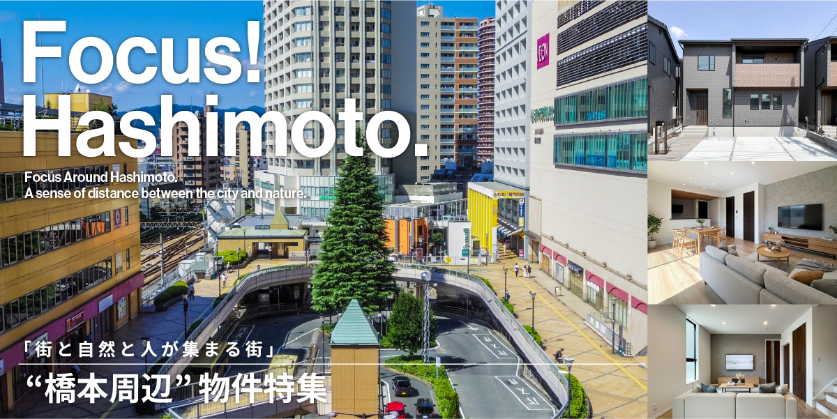 【Focus! Hashimoto.】”橋本周辺”特集！