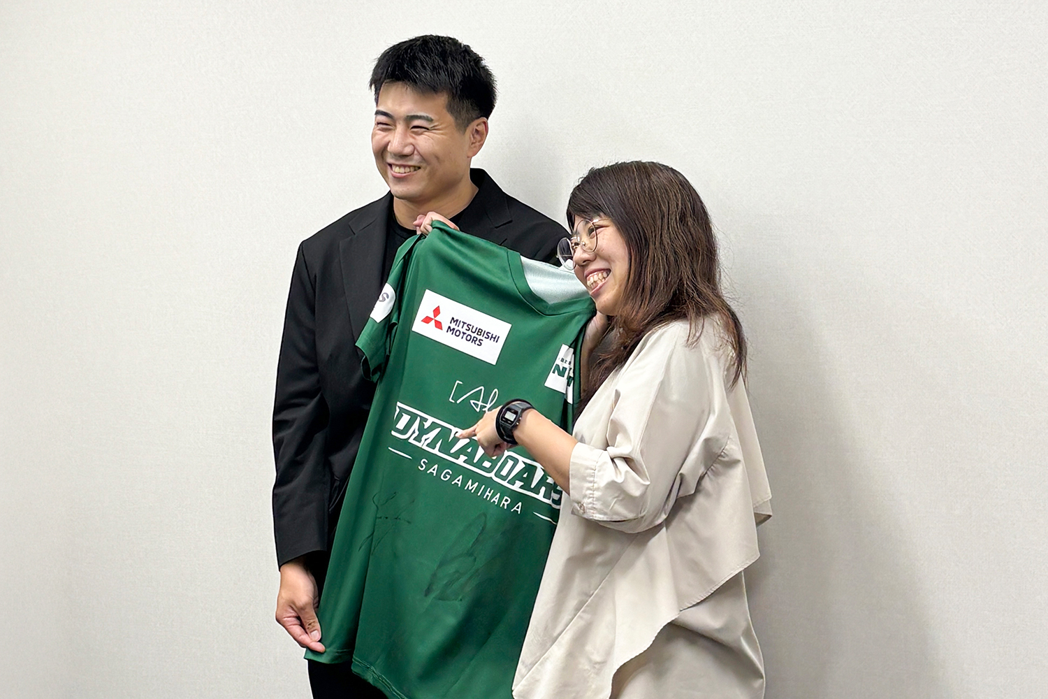 美都住販に三菱重工相模原ダイナボアーズ様が2025-26シーズン報告のご来訪